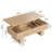 47.2" Fluted Lift Top Coffee Table with Storage Modern Wood Table-98414089