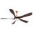 52Inch 5 Blades 3 Color Ceiling Fan Light With Remote Control White-774740617-774740613