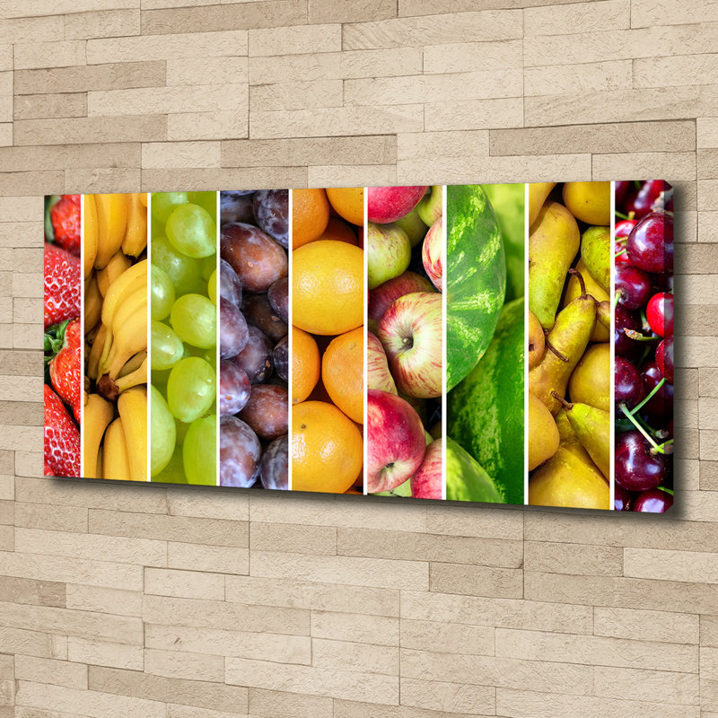 Fruits - Wrapped Canvas Print
