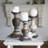 11.5'' H Wood Tabletop Candlestick