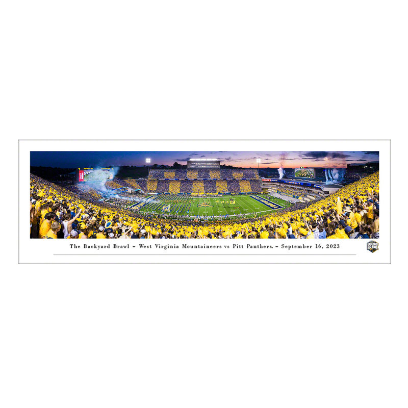 The Backyard Brawl - West Virginia Mountaineers Vs Pitt Panthers - 16 septembre 2023 sur papier par James Blakeway