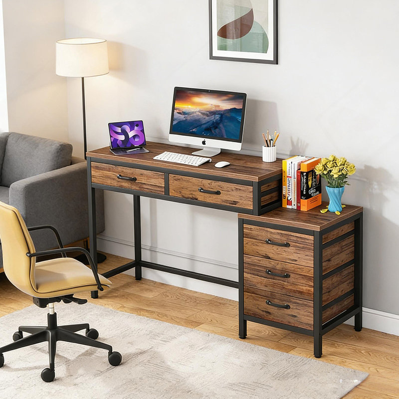 Industrial Style Office Desk,Computer Desk,Writing Table