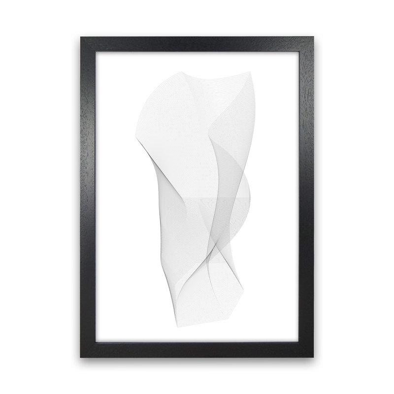 Sculpture I 1 Piece Wall Art, 29.7cm H x 21cm W x 3cm D, Black Framed