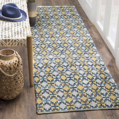 Tapis en coton tissé à la main Aitken