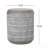 Outdoor Lightweight Concrete Side Table with Textured Boho Design and Ready-to-Use Convenience