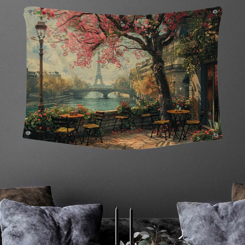 Tapisserie en microfibre, H 68 po x l 80 po