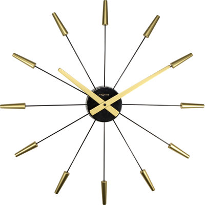 Plug Inn Metal Wall Clock