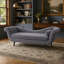 Chaise longue à accoudoirs à volutes Classic-130154160