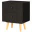 Seth 40cm W Solid + Manufactured Wood Bedside Table-933678450