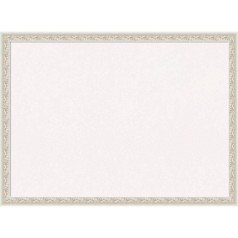 Panneau de liège en bois argenté Bethany, tableau d'affichage en liège blanc, tableau d'organisation, tableau d'affichage