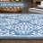 Washable Area Rug Modern Low Pile Floral Carpet for Living Room Bedroom Dining Room Nursery Hallway Soft Mark Resistant Non Slip Rugs-2029395051-2029395050