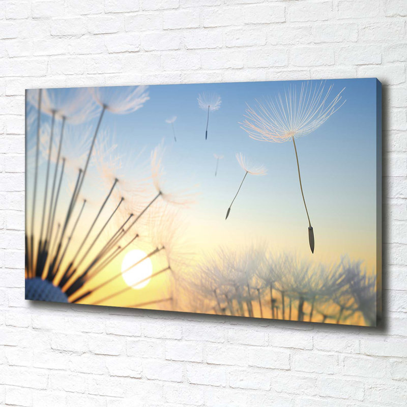 Dandelion Seeds - Wrapped Canvas Print
