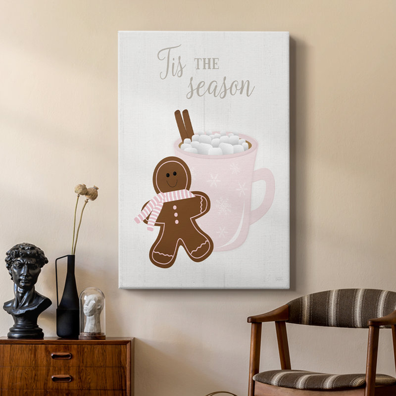 Gingerbread Hot Cocoa II - galerie sur mesure, H 60 po x l 40 po
