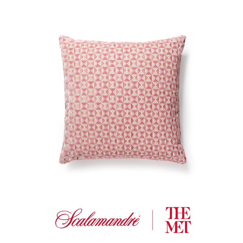 The MET x The House of Scalamandre Parlor Pillow, Sorbet