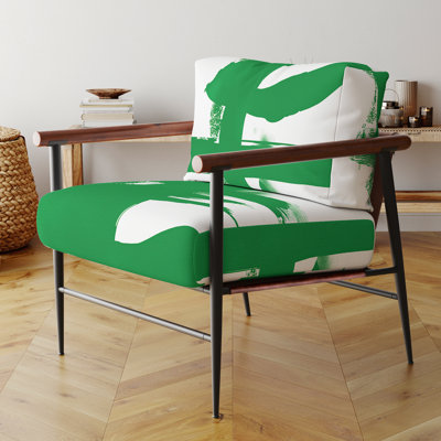 Tomalin Crossing Paths I - Fauteuil d'appoint rembourré moderne