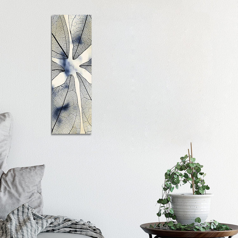 Transparent I by Kimberly Allen - Wrapped Canvas Print, Blue/Grey/Black, 30.48 cm H x 91.44 cm W x 1.91 cm D