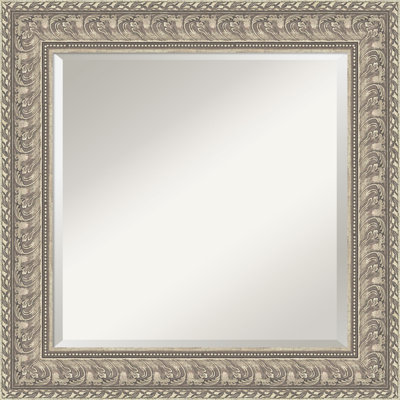 Azhineh Silver Beveled Framed Wall Mirror