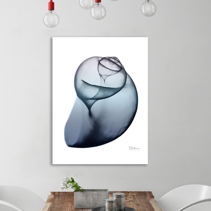 Lavendar Snail 3 - Wrapped Canvas Print, 51 cm H x 38 cm W