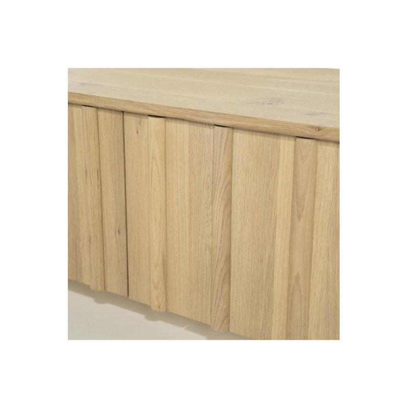 Jake 6-Door Media Unit, Oak Wood