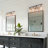 Balendran 4-Light Dimmable Vanity Light with Seeded Glass-1997292259