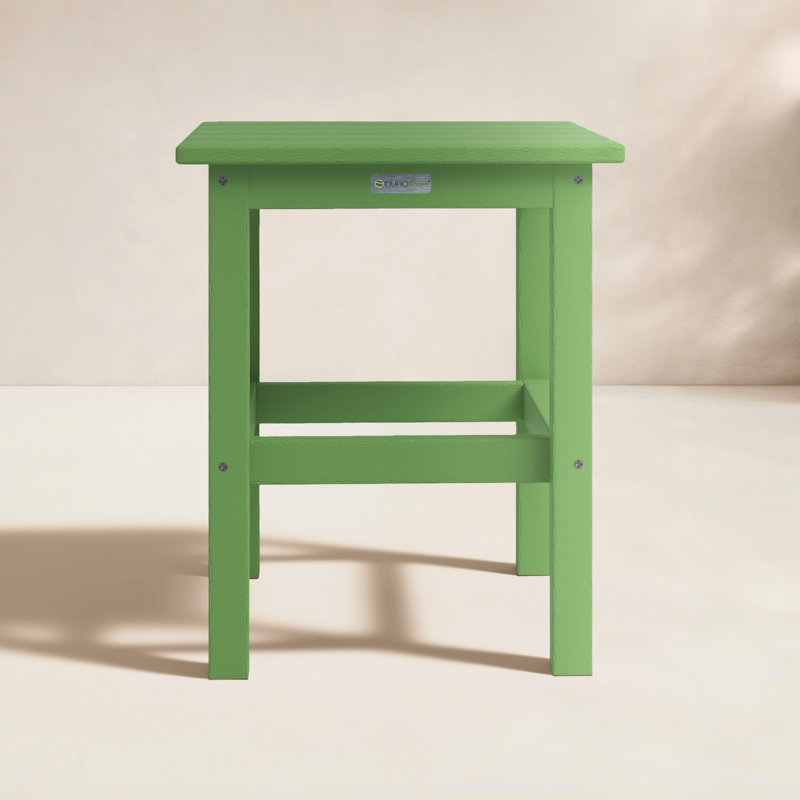 Leighton Square Outdoor Side Table , 15'' in. W 14.25'' in. D, Lime Green