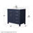 Beckett 36" Freestanding Single Bathroom Vanity with Cultured Marble Top-61870896-61870891-61870893