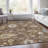 Washable Damask Indoor / Outdoor Rug-109571386