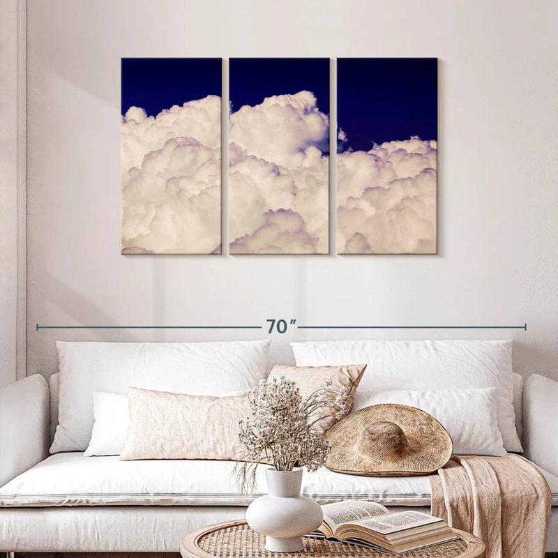 Alvord Fluffy Clouds, 28" H x 45" W