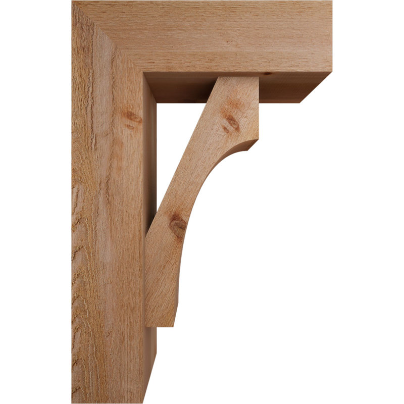 Support Westlake Block avec support décalé, 34 x 22, Cèdre rouge occidental de l 8 po (scié brut)