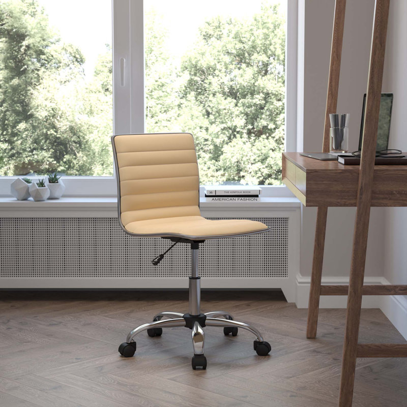 Chaise de bureau Merchiston, Tanné, Argent argent