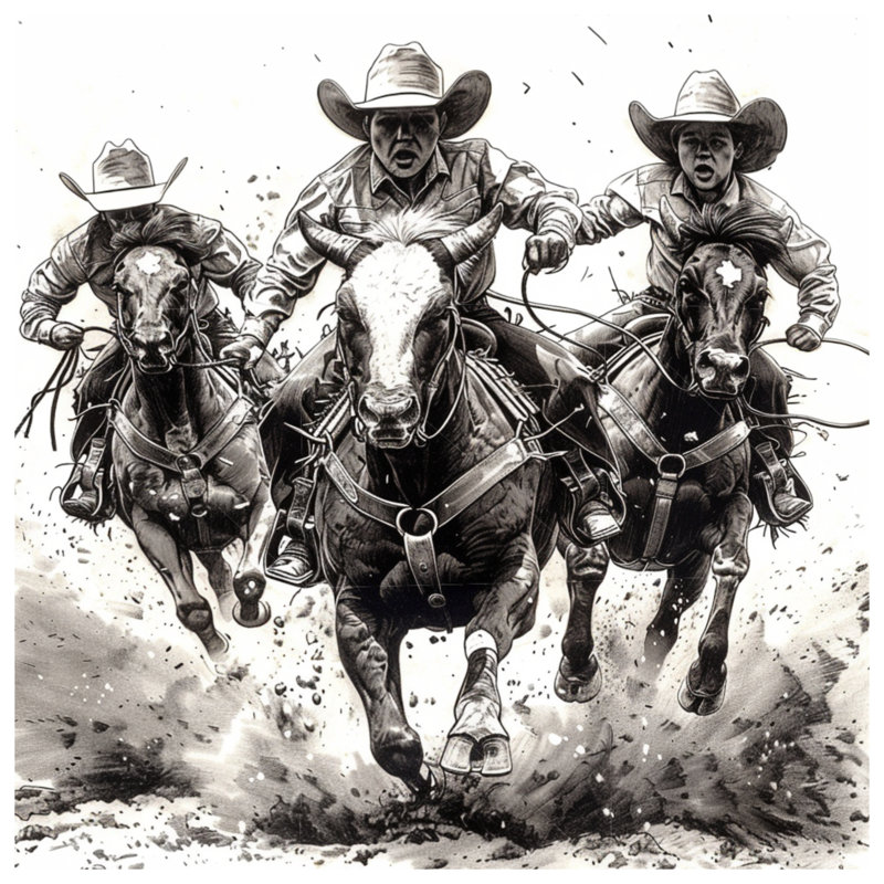 Rideaux de fenêtre Cowboys, Blocage, 50 po x 80 po - 1 panneau