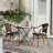 Chiles All-Weather Commercial Paris Chairs with Bamboo Print Metal Frames-1790535366