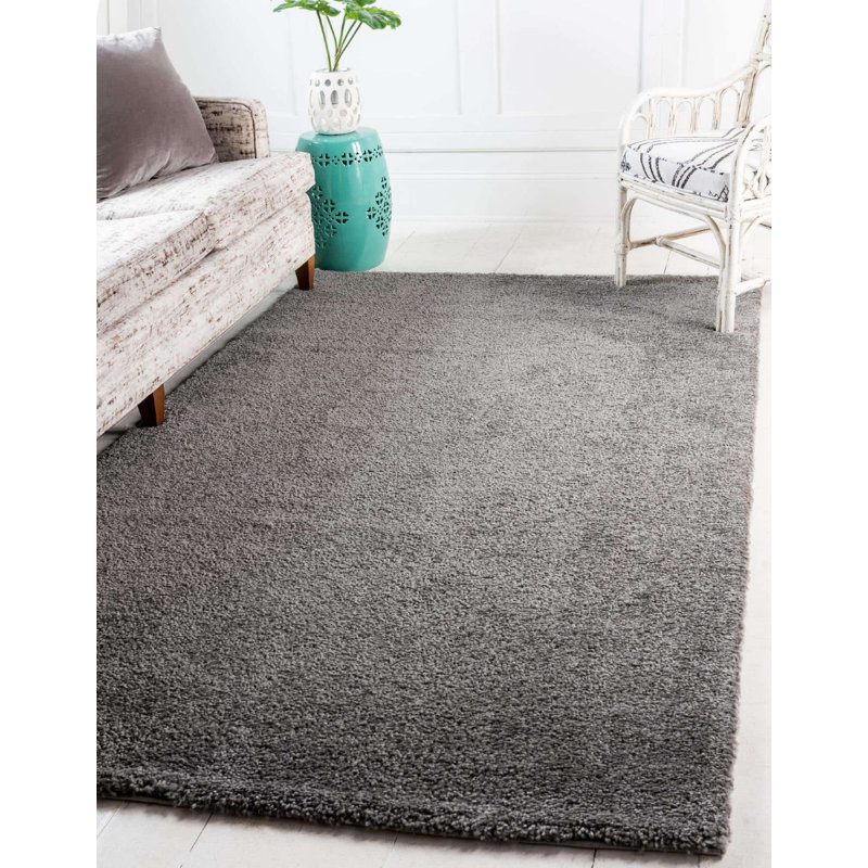 Tapis gris Zuniga, Gris, Rectangle 9' x 12'