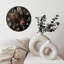 Horloge murale en bois 10 po, mouvement silencieux, à piles (piles AA non incluses), décor artistique, parfait pour les décorations