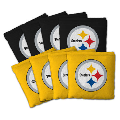 YouTheFan NFL Pittsburgh Steelers Cornhole Bags 8pk