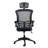 Modern High-Back Mesh Executive Office Chair With Headrest And Flip-Up Arms-1381061669