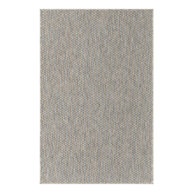 Tapis intérieur / extérieur Avaughn, Gris, Rectangle 3 pi 1 po x 5 pi 3 po