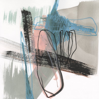 Linear Instinct IV by Jennifer Goldberger - Wrapped Canvas Painting