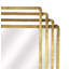 Uptown Rectangular Wall Mirrored