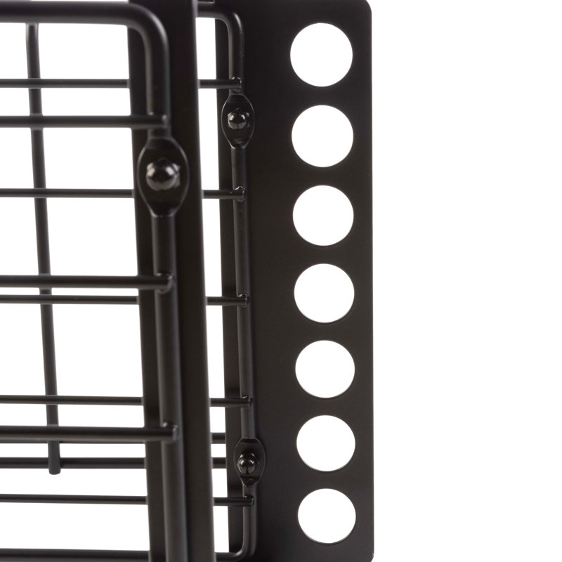 Stalwart Black Steel 3-Tier Power Tool Organizer Shelving