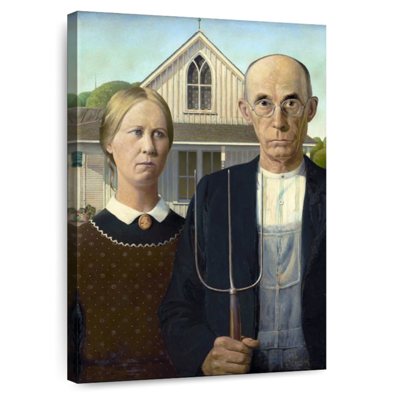 Leisha American Gothic, 51" H x 34" W