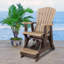 Banc d'extérieur en bois de polyéthylène coulissant Oxyoke-1760254029