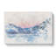 Moon over Iceland Watercolour - Wrapped Canvas-56665645