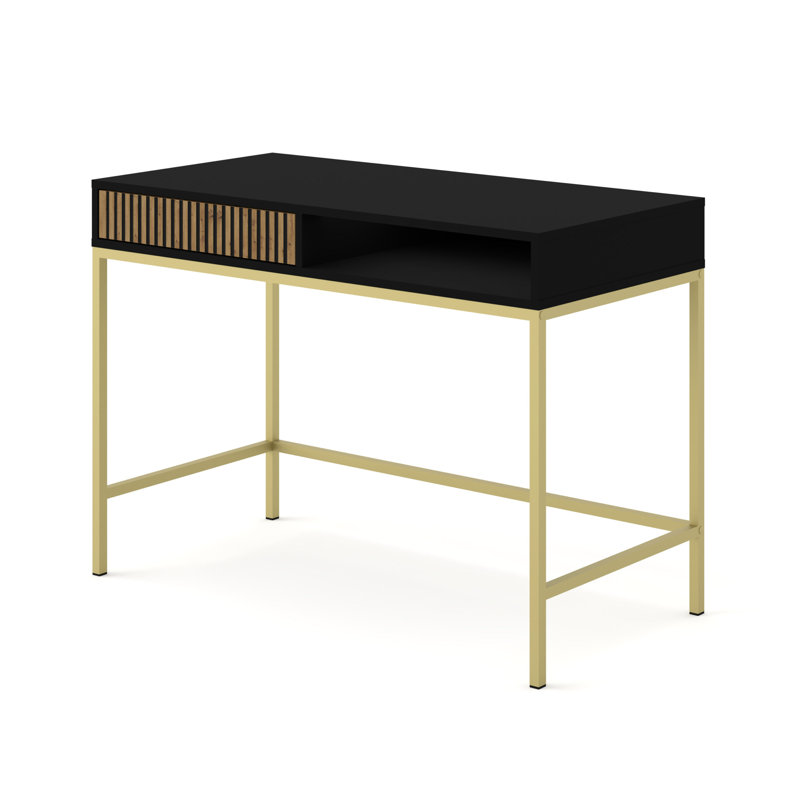 Nong Dressing Table, Gold/Black