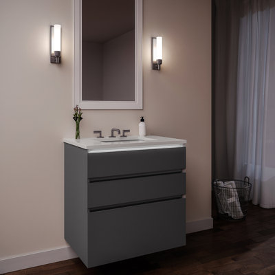 Curated Cartesian Wall-Mounted Bathroom Vanity Set