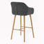 Ensemble de 2 tabourets de bar modernes-1208410182