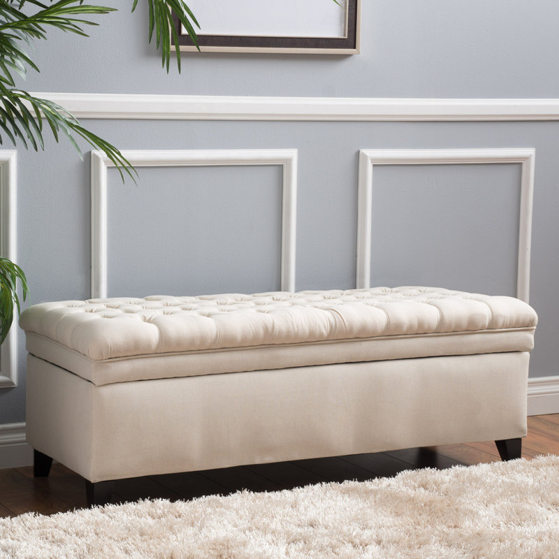 Storage In Muted Beige - Creates A Calm And Functional Space Fabric With Modern Design Fits Any Decor Style, Beige
