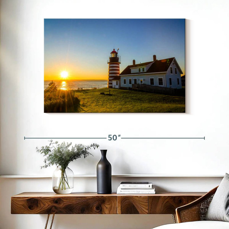 Phare Aletra West Quoddy, H 26 po x l 39 po
