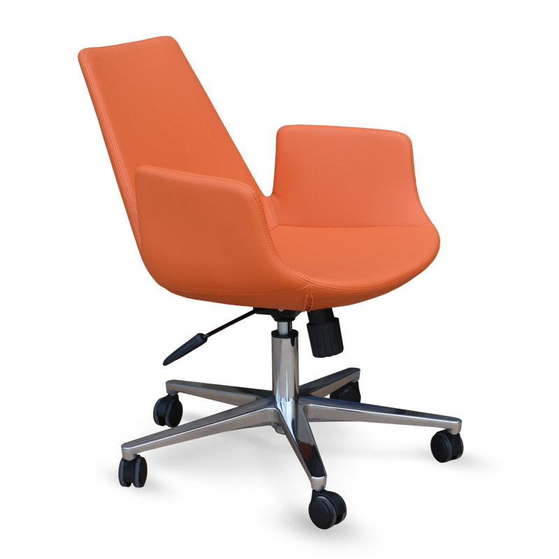 Eiffel Arm Task Chair, Camira Blazer Wool, Pistachio