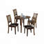 Ensemble de table de salle à manger Kitchen 5Pc et chaises d'appoint 4X Kitchen